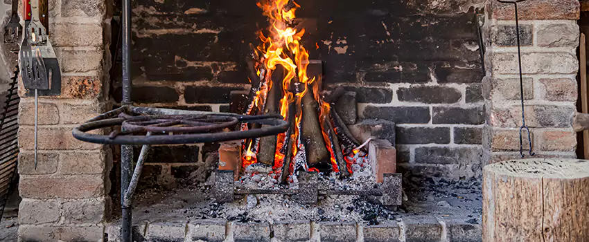Cracked Electric Fireplace Bricks Repair Services  in Traverse City, MI