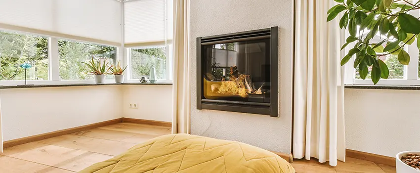 Residential Fireplace Ceramic Glass Installation in Traverse City, MI