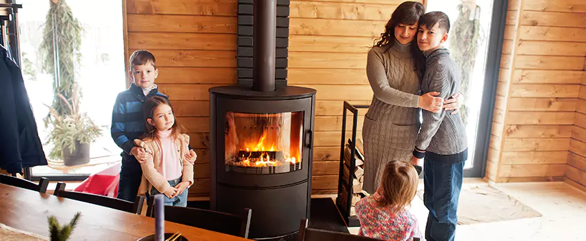 Morso Cast Iron Fireplace Insert Installation in Traverse City, Michigan