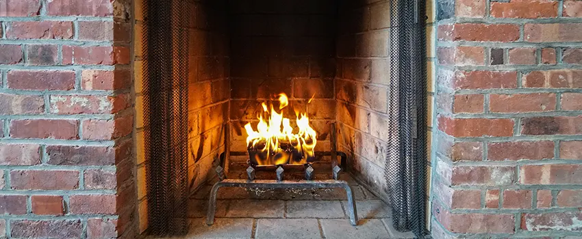 Repairing Damaged Fireplace Tiles in Traverse City, Michigan