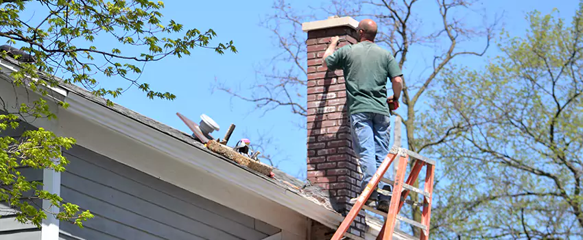 Vinyl and PVC Chimney Flashing Installation in Traverse City, MI