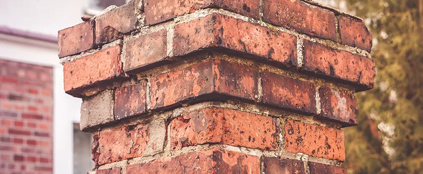 Cracked Chimney Bricks Repair Cost in Traverse City, Michigan