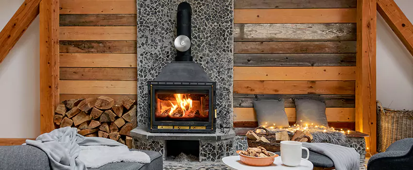 Thelin Hearth Products Direct Vent Gas Stove Fireplace Inspection in Traverse City, Michigan